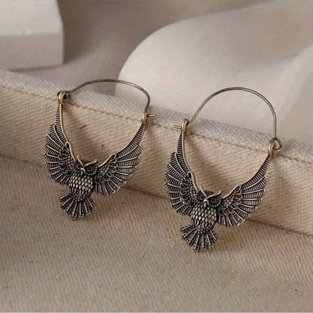 Owl Hoop earrings S1252